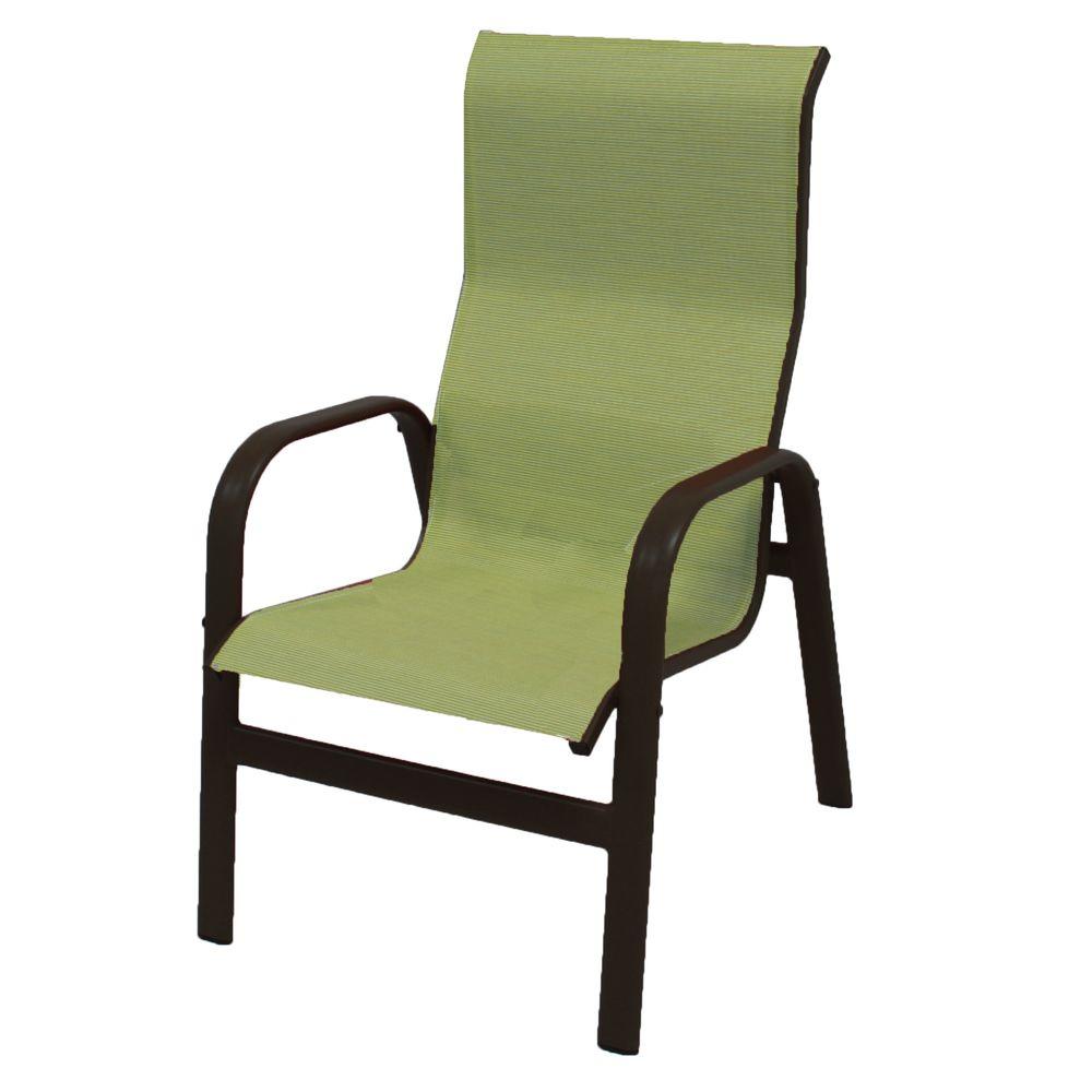 Madras High Back Patio Club Chair-US457110 - The Home Depot