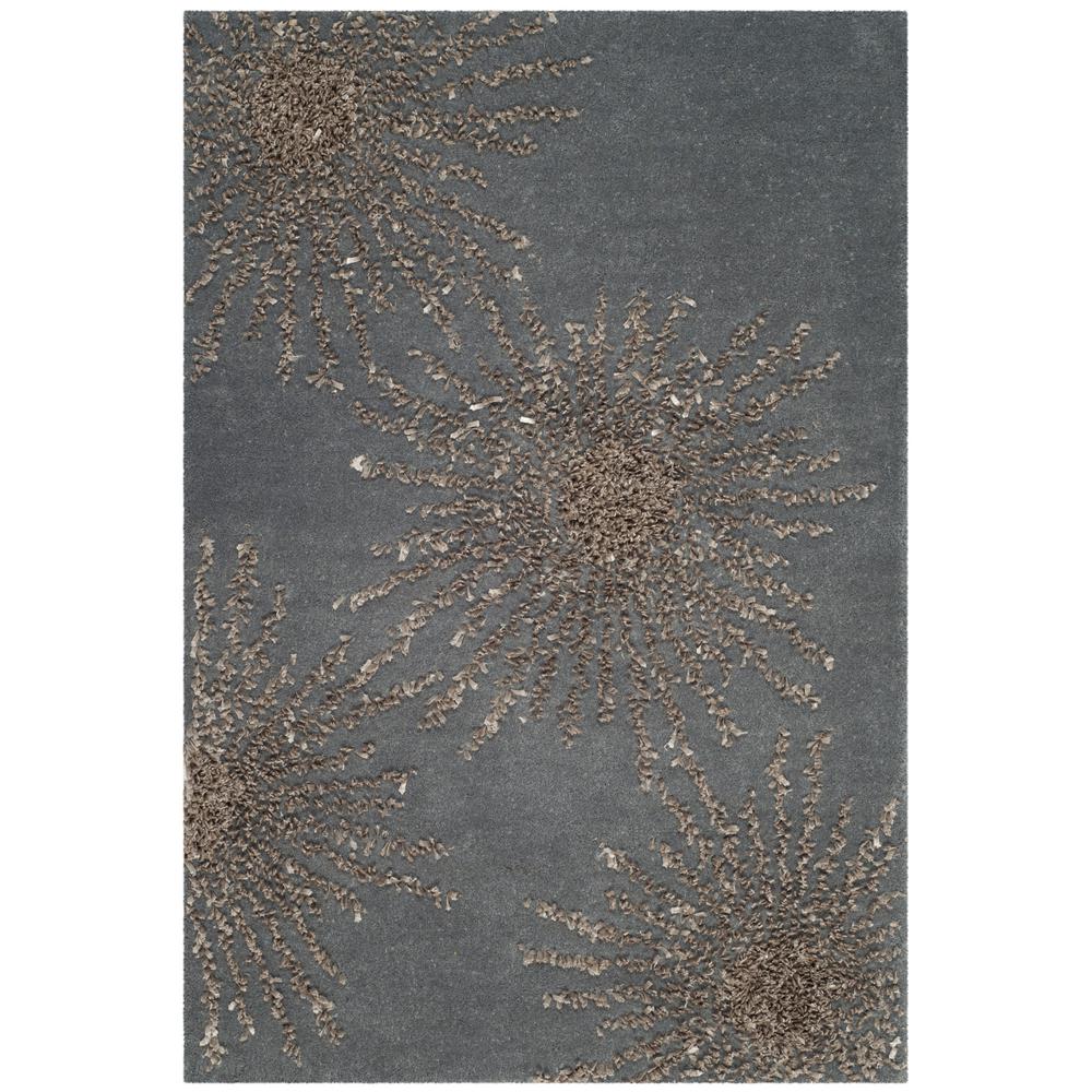 Safavieh Soho Dark Gray Silver 2 Ft X 3 Area Rug