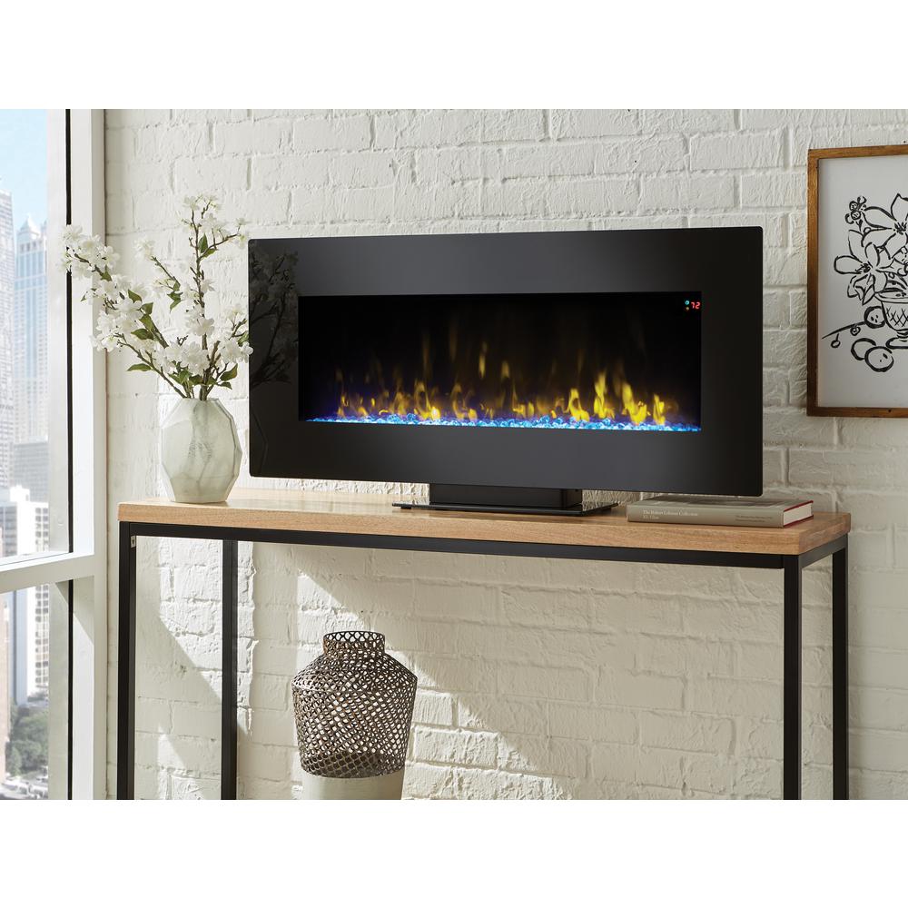 Home Decorators Collection 42 In Infrared Wall Mount Electric Fireplace Black