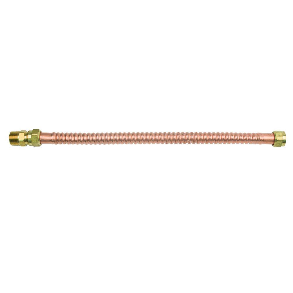 BrassCraft 3/4 in. FIP/MIP x 3/4 in. FIP x 18 in. Copper Water Heater