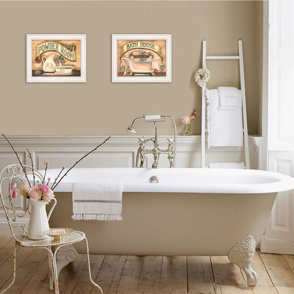 Trendy Decor 4u Bath And Powder Room By Becca Barton Framed Wall