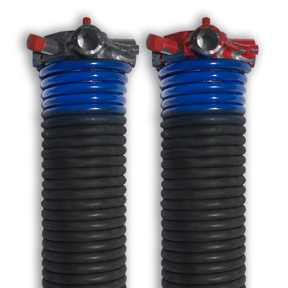 225 X 2 X 23 Garage Door Torsion Springs With Winding Bars For Use