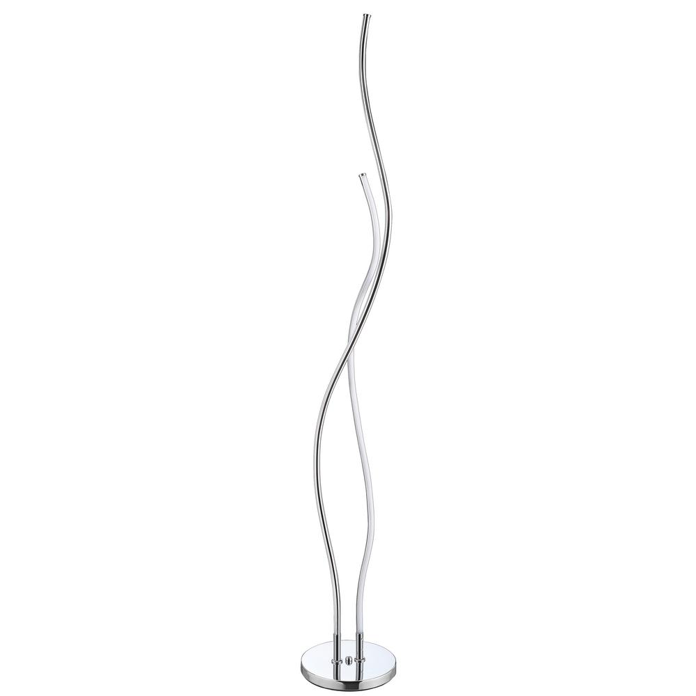 Jonathan Y Cairo 63 75 In Chrome Integrated Led Floor Lamp Jonathan Y Cairo 63 75 In Chrome