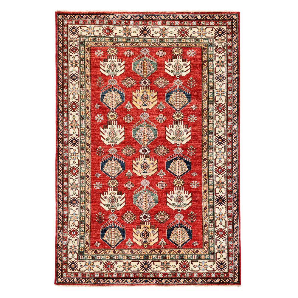 Darya Rugs Kazak Red 5 ft. 6 in. x 8 ft. 4 in. Indoor Area RugM1760109 The Home Depot