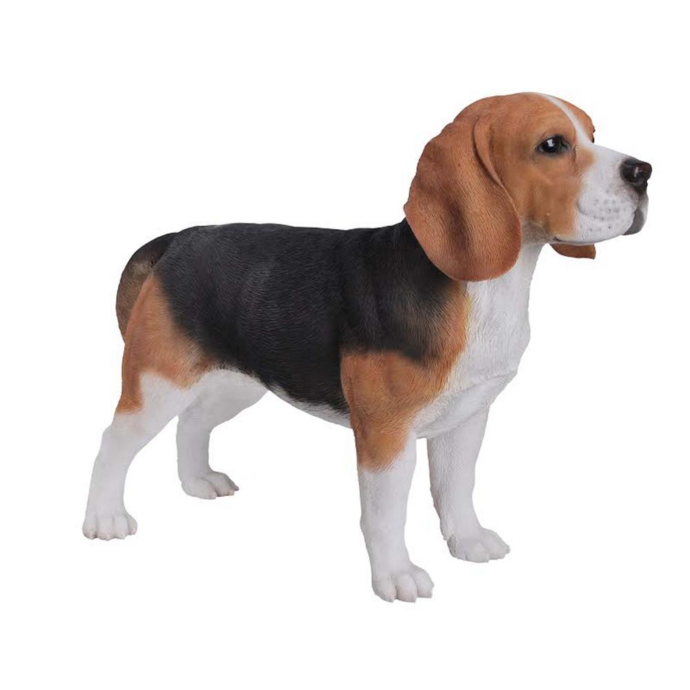 Hi-Line Gift Beagle Standing Garden Statue-87792 - The Home Depot