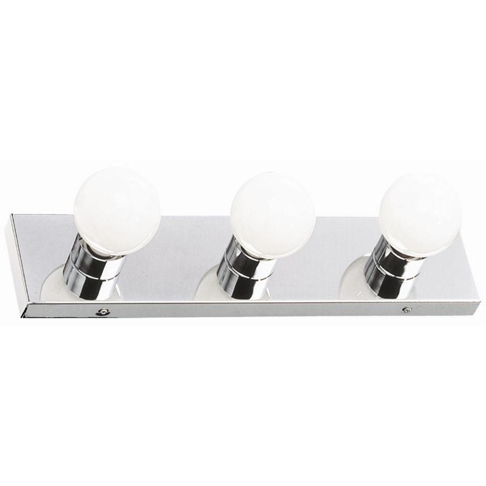 Design House 3-Light Polished Chrome Vanity Light-500850 - The Home Depot