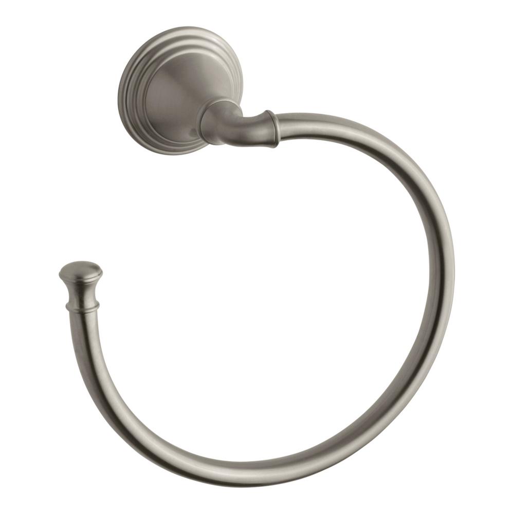 KOHLER Devonshire Towel Ring in Vibrant Brushed NickelKR10557BN