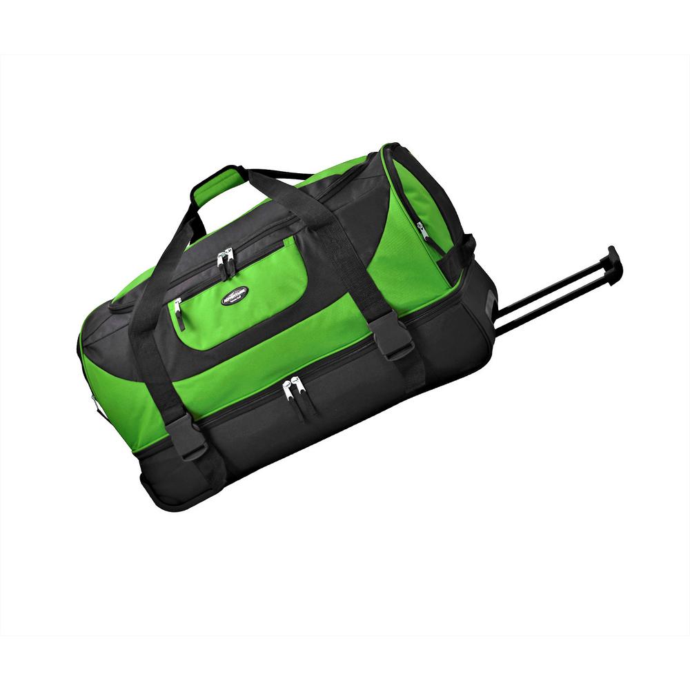 travelers club rolling duffel bag