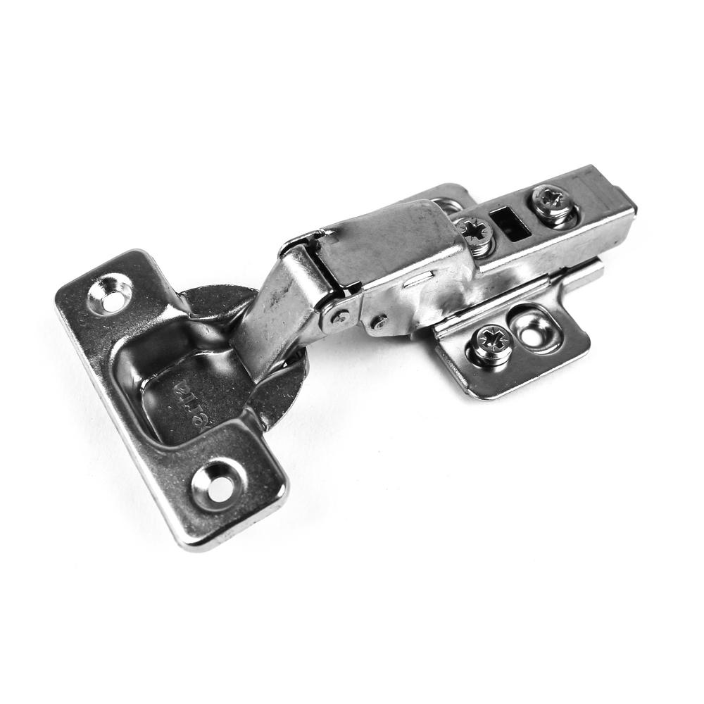 Semi-Concealed Variable Overlay Hinge for Cabinet Closet Door Furniture Overlay Cabinet Hinge Pack of 10 Tiberham Heavy Duty Retro Style Face Mount Flush Cabinet Hinges 