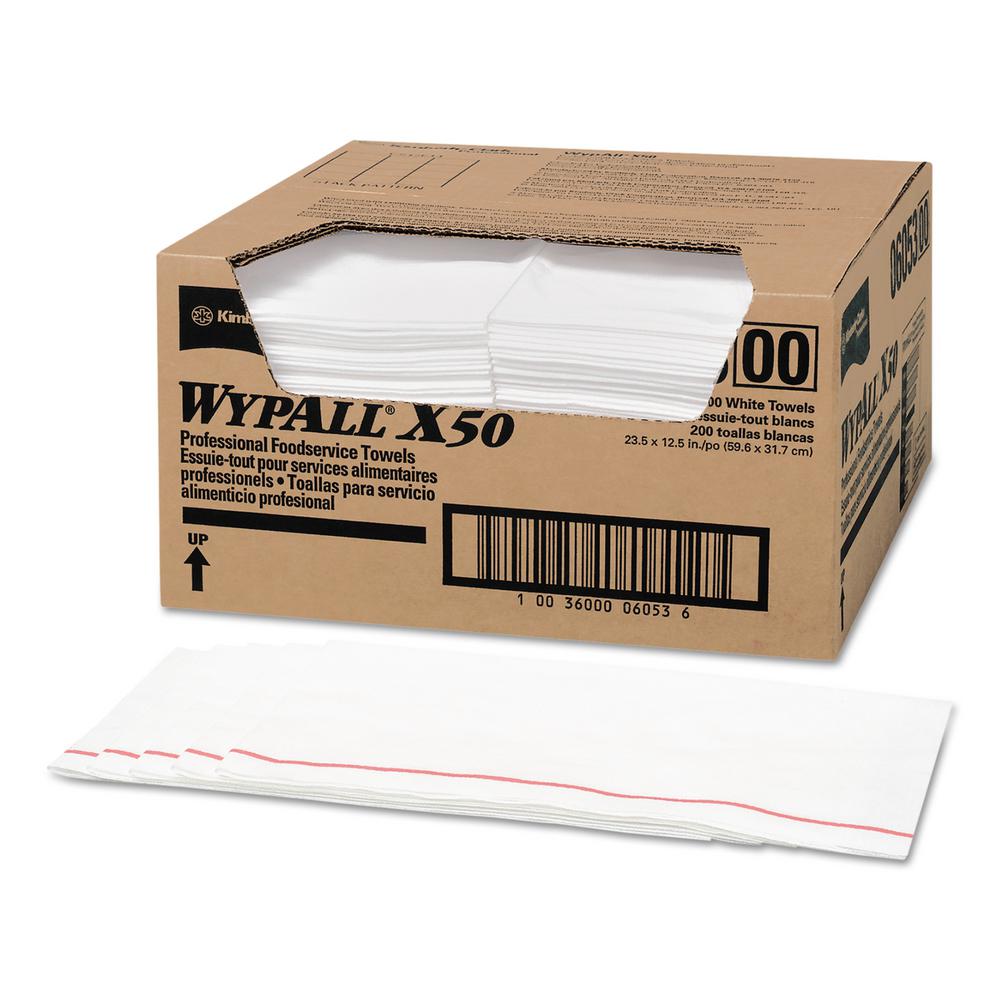 WYPALL (23) 1/2 in. x (12) 1/2 in. 1/4 Fold X50 Foodservice Towels in