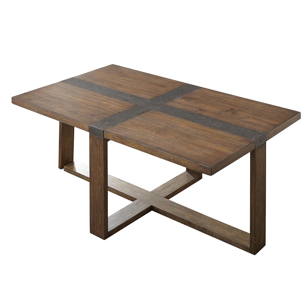 Klarissa Brown Distressed Chesnut Tail Table