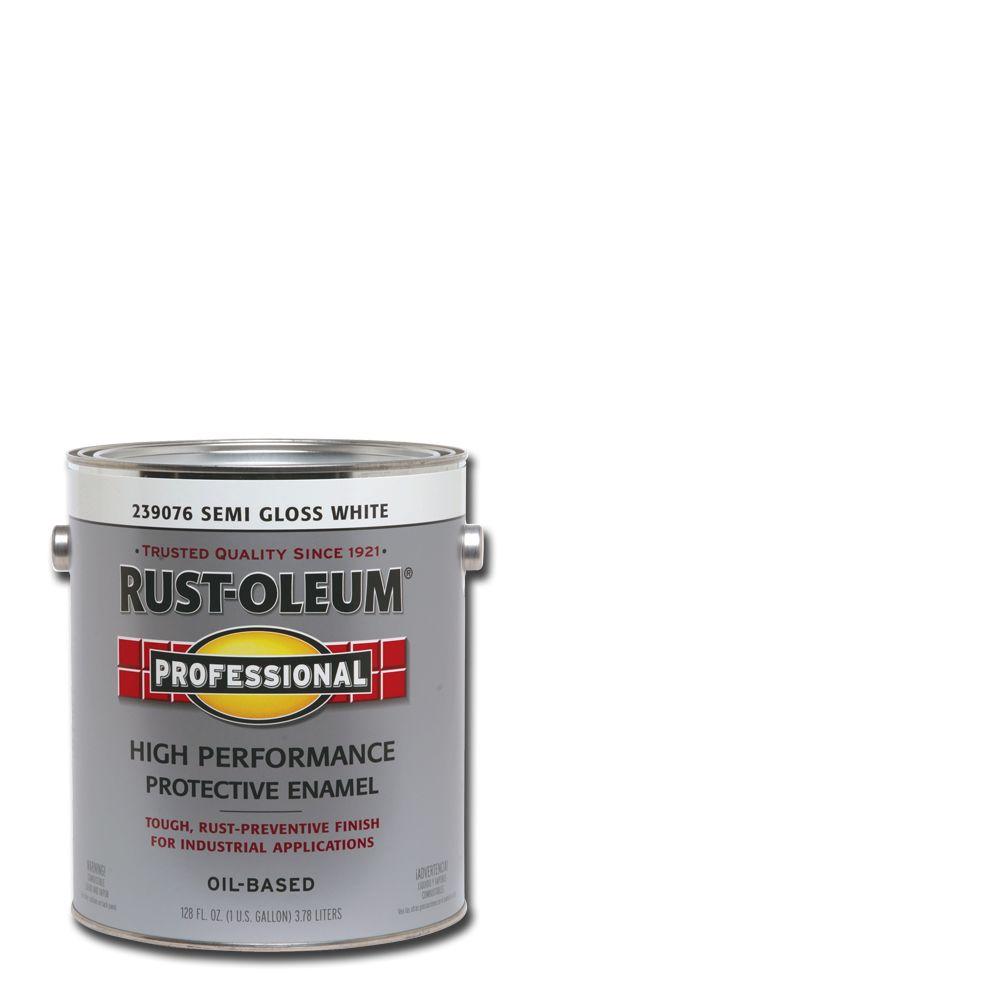 RustOleum Professional 1 gal. White SemiGloss Protective Enamel (Case