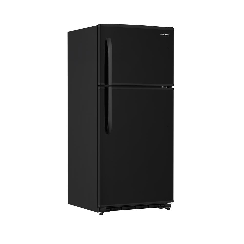 DAEWOO 21 cu. ft. SemiElectric Top Freezer Refrigerator in Black