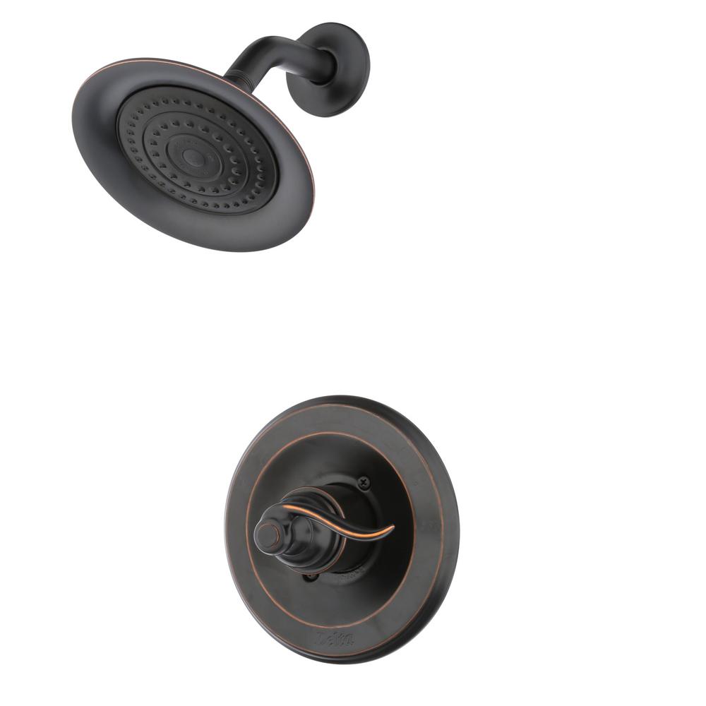 Delta 1 Handle Shower Windemere Faucet Trim Kit Oil Rubbed Bronze Valve   Oil Rubbed Bronze Delta Shower Bathtub Trim Kits Bt14296 Ob 40 1000 