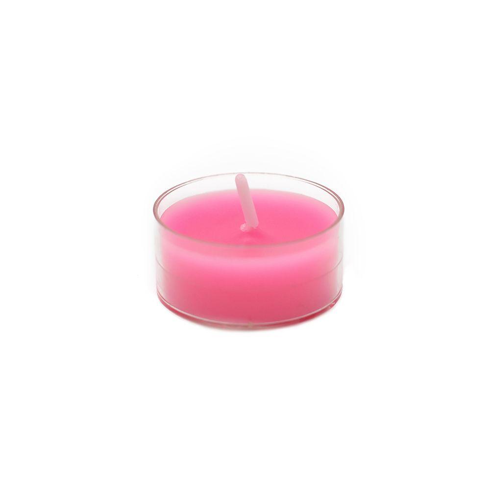 Zest Candle 1.5 in. Hot Pink Tealight Candles (50Pack)CTZ010 The