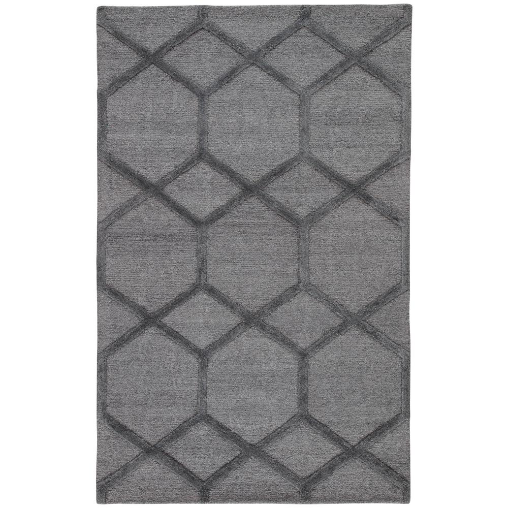 Jaipur Rugs Steel Gray 5 Ft X 8 Geometric Area Rug