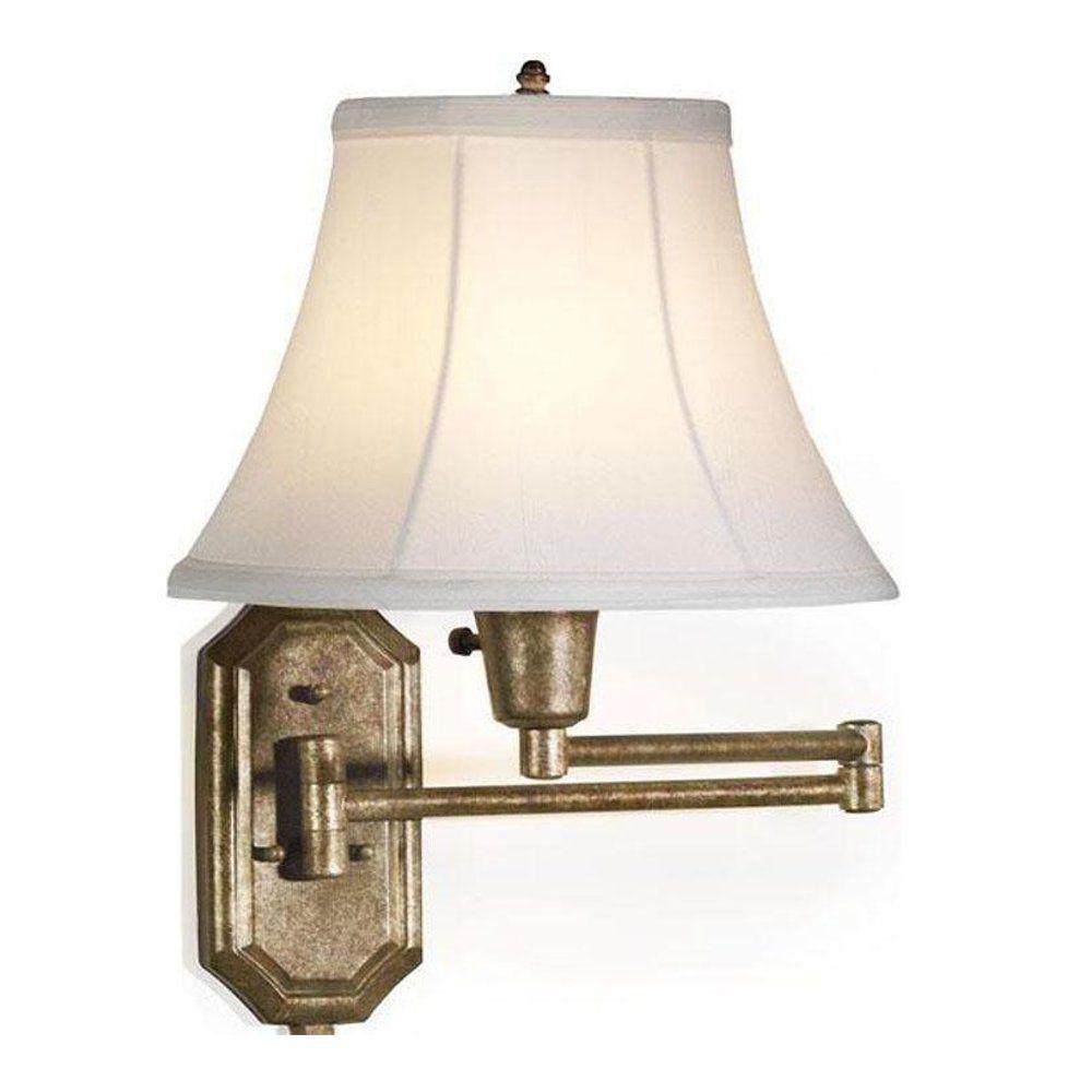  Home  Decorators  Collection  1 Light Antique Gold Swing Arm 