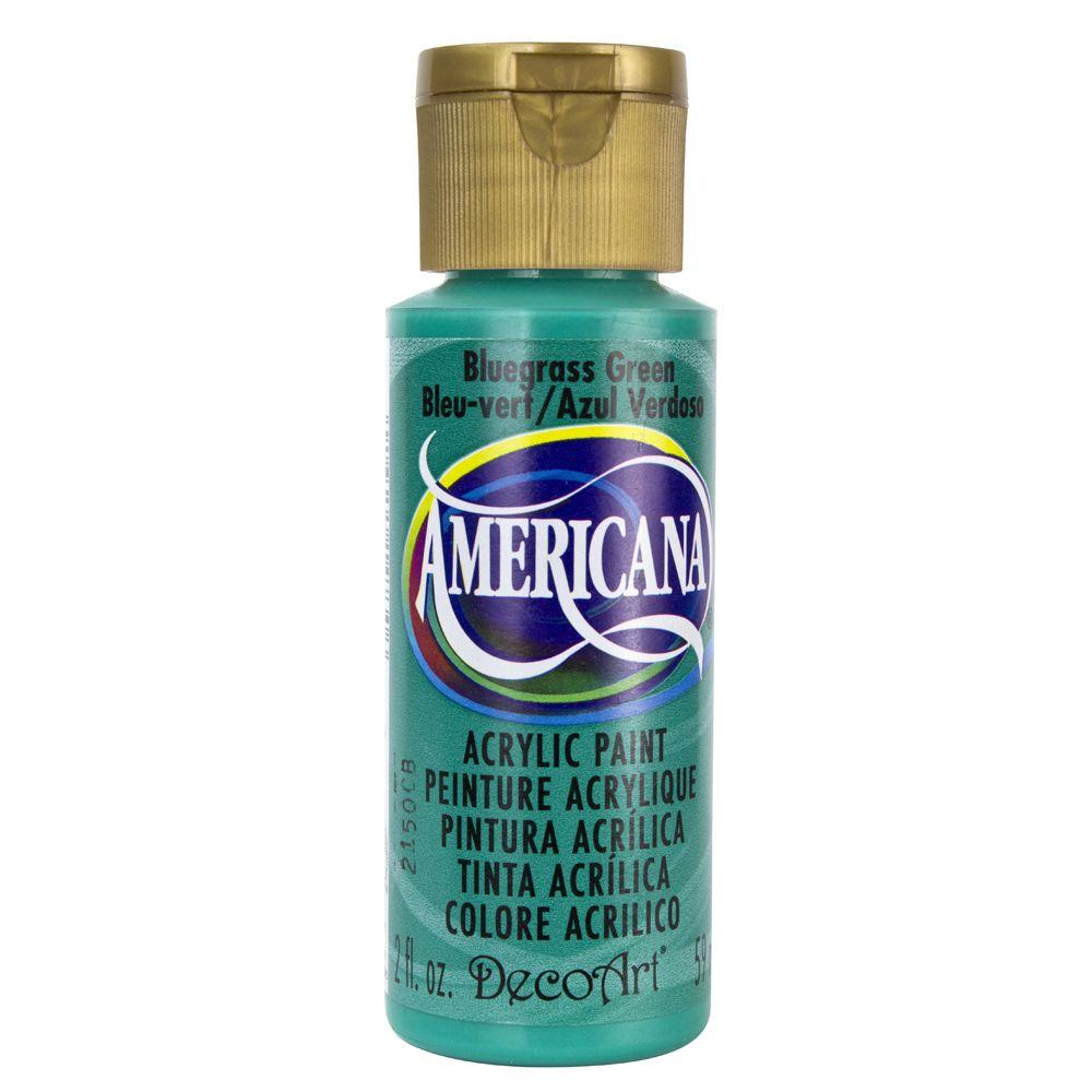 DecoArt Americana 2 oz. Bluegrass Green Acrylic PaintDAO473 The