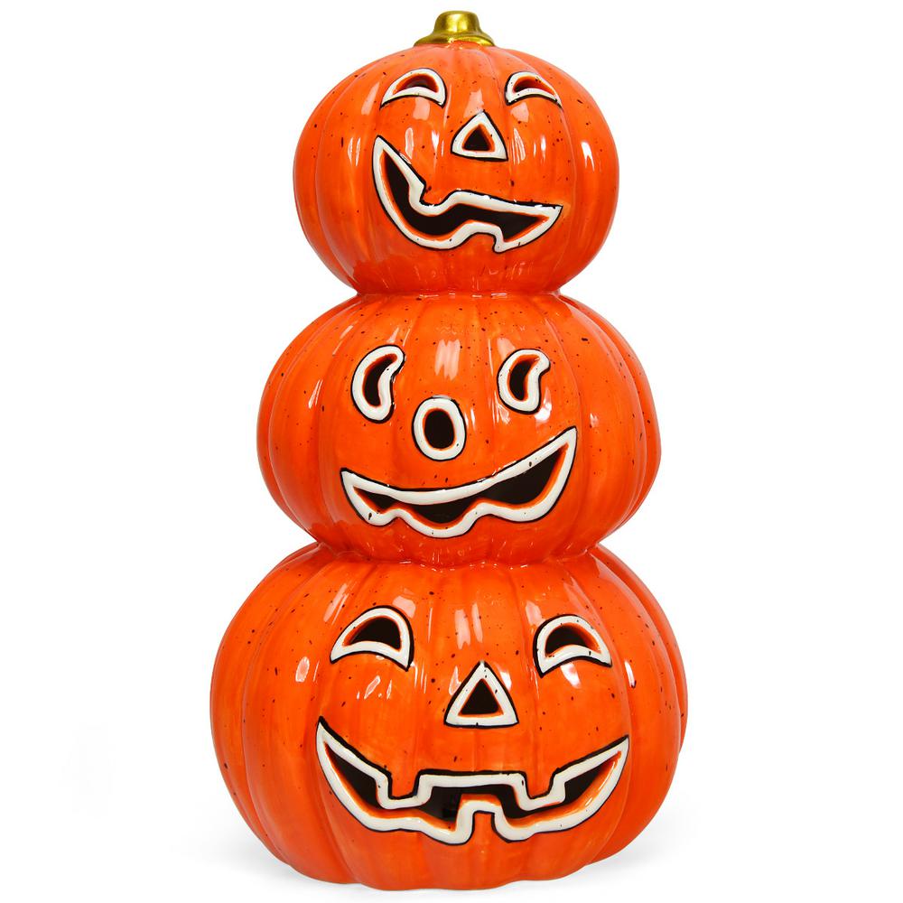 Orange National Tree Jack-O-Lantern D/écor 5