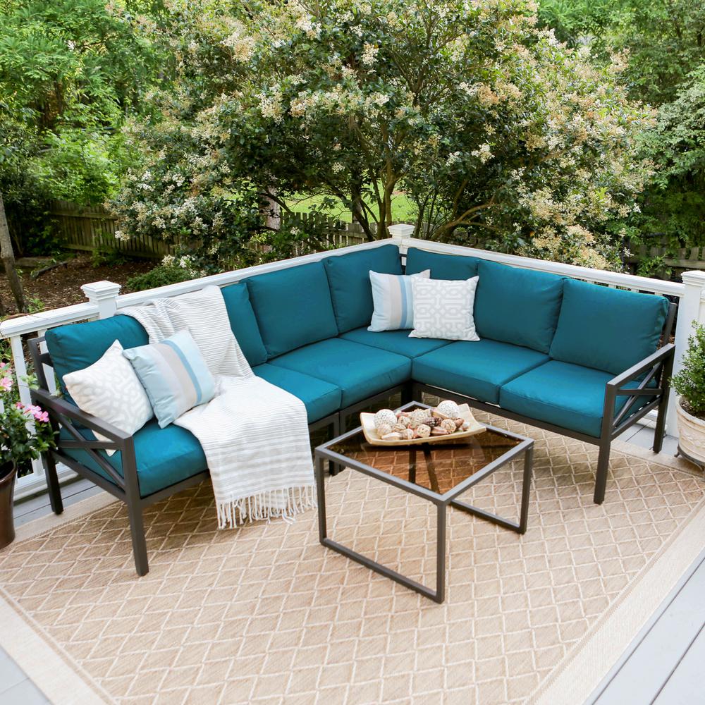 Teal Patio Furniture Outdoors The Home Depot