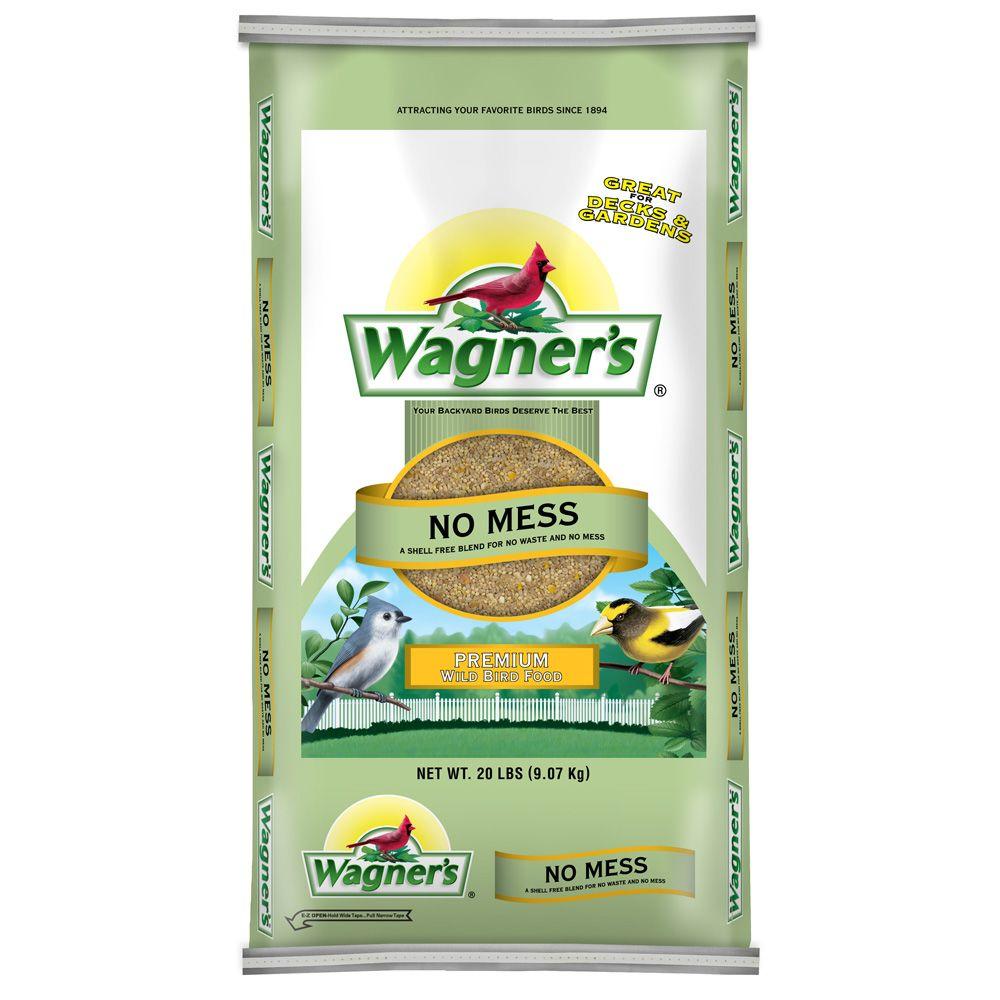 wagner s 20 lb no mess premium wild bird food 62076 the wagner s 20 lb no mess premium wild bird food 62076 the