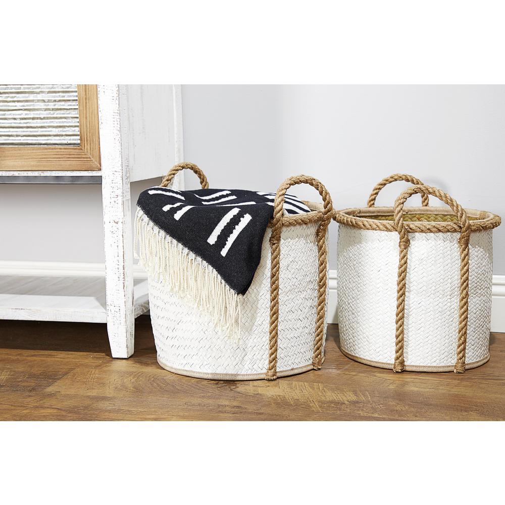 storage baskets with handles