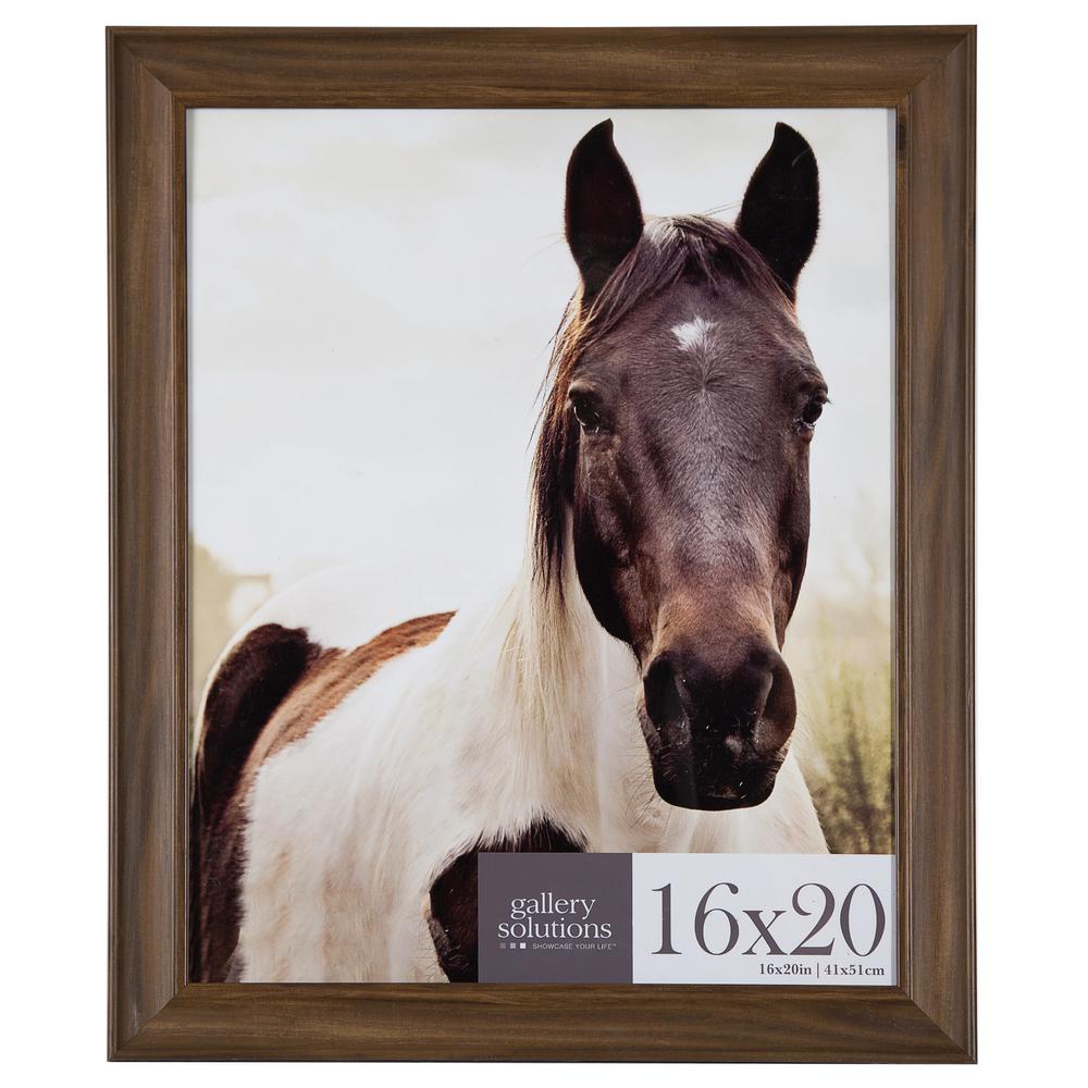 Pinnacle 16 in. x 20 in. Brown Poster Picture Frame Set16FP2208 The