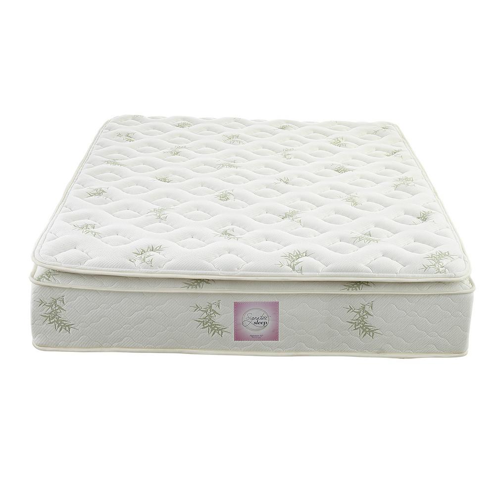 Signature Sleep Oasis Queen Size 13 In Independently Encased Coil Signature Sleep Oasis Queen Size 13 In Independently Encased Coil Pillow Top Mattress With Certipur