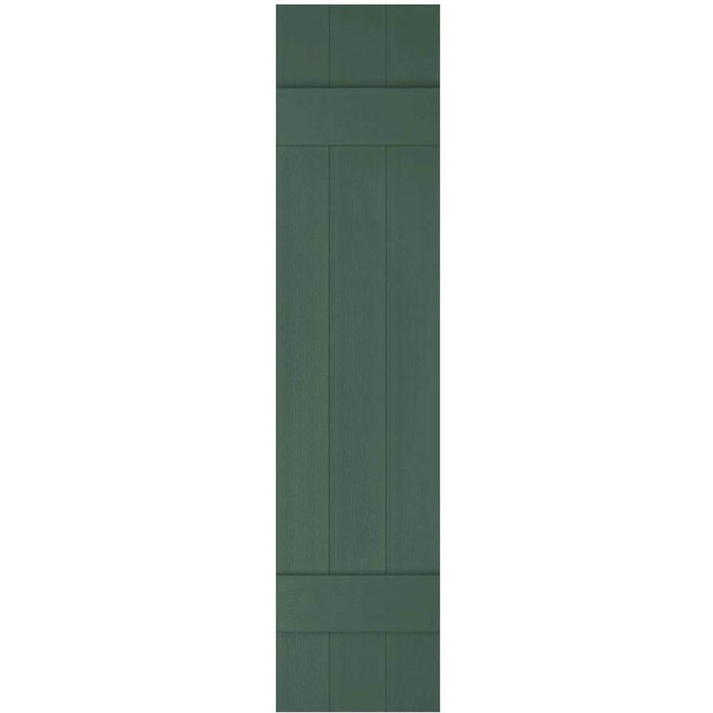Ekena Millwork LJ5C17X06000CB Custom Five Board Joined 3 Batten Per Pair Board-n-BattenShutter 17 1//2W x 60HClassic Blue