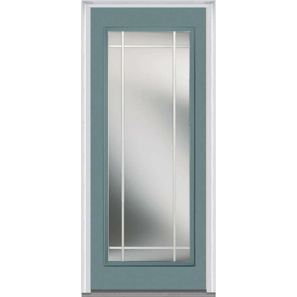 MMI Door 30 in. x 80 in. Prairie Internal Muntins LeftHand Full Lite