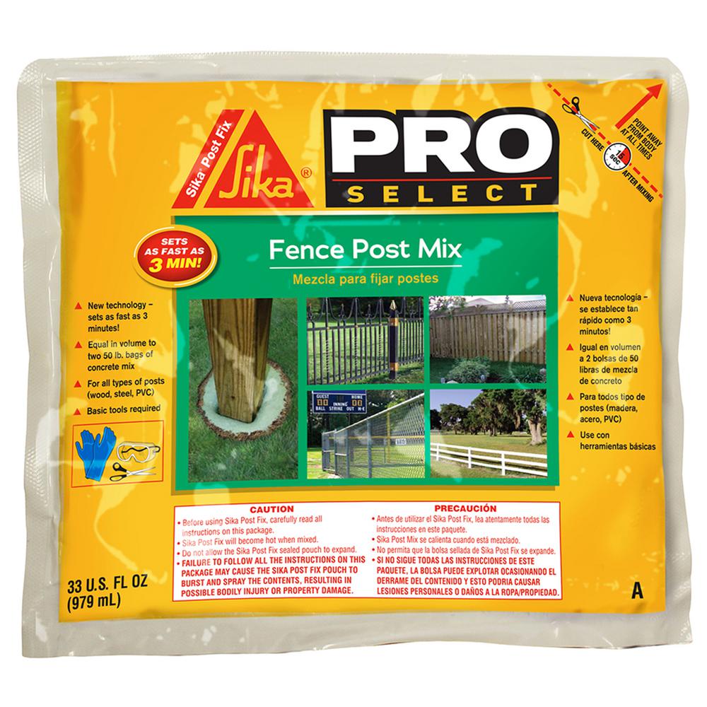 Concrete Repair Cement Masonry The Home Depot 33 Fl Oz Fence Post Mix