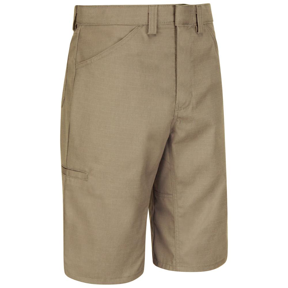 mens khaki work shorts