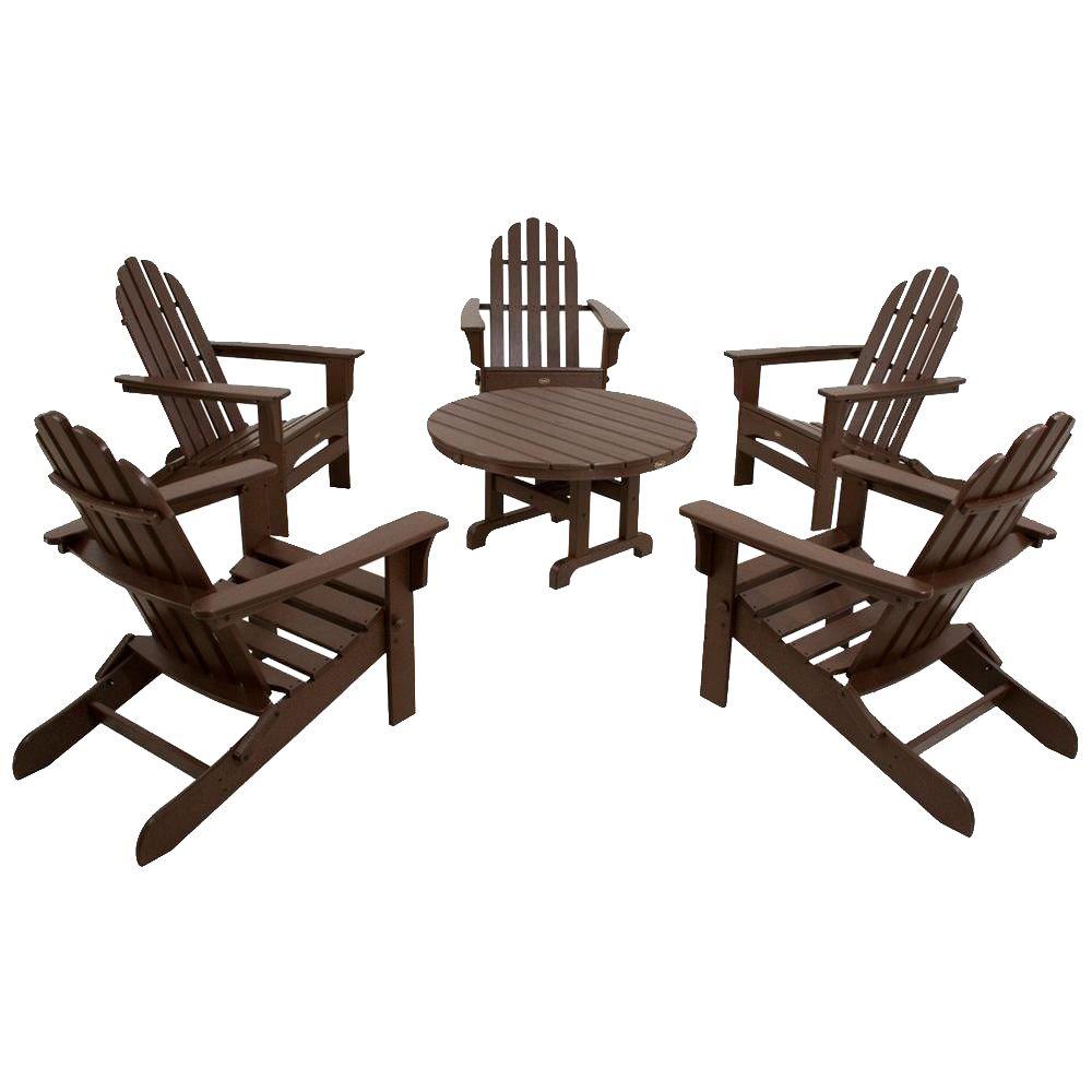 UPC 845748061292 product image for Trex Outdoor Furniture Cape Cod Vintage Lantern 6-Piece Folding Adirondack Patio | upcitemdb.com