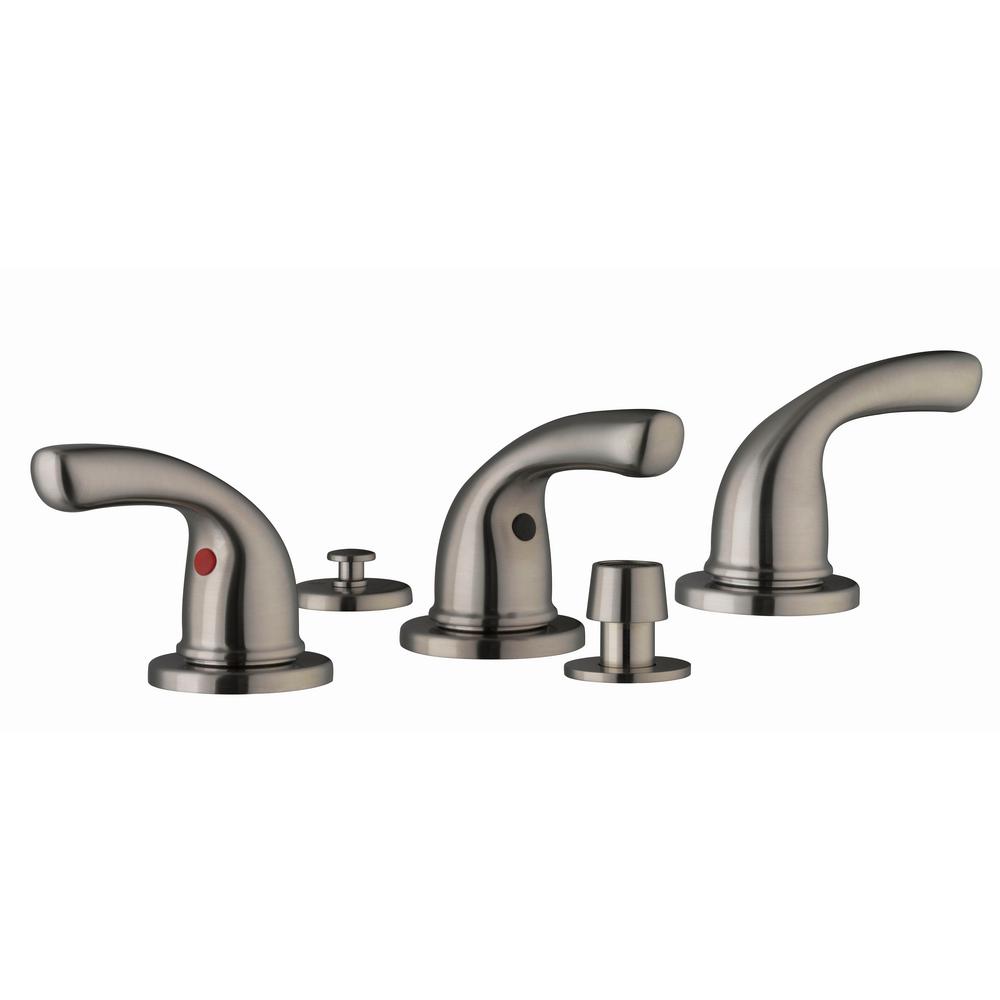 Glacier Bay Builders 3Handle Bidet Faucet in Brushed Nickel677346004