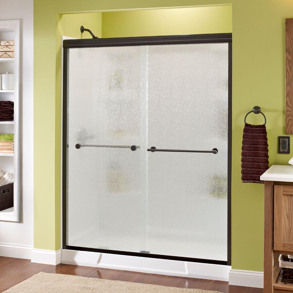 Delta Silverton 60 In X 71 In Semi Frameless Contemporary