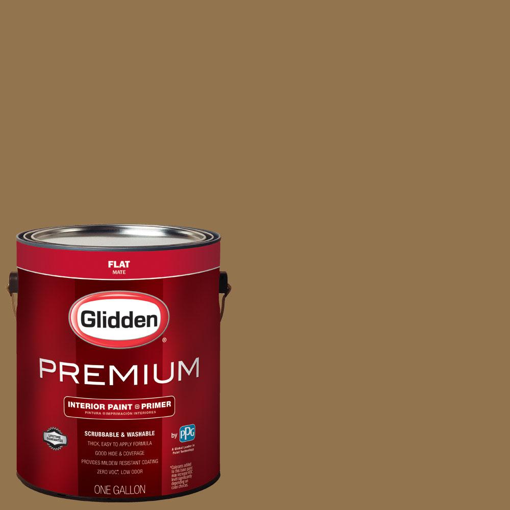 Glidden Premium 1 Gal Nfl 181b San Francisco 49ers Gold Flat Nfl 181b San Francisco 49ers Gold Flat Interior Paint
