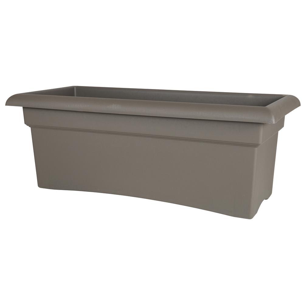 26 X 10 Terra Cotta Veranda Plastic Window Deck Box Planter 57026c This Review Is From 26 X 10 Peppercorn Veranda Plastic Window Deck Box Planter