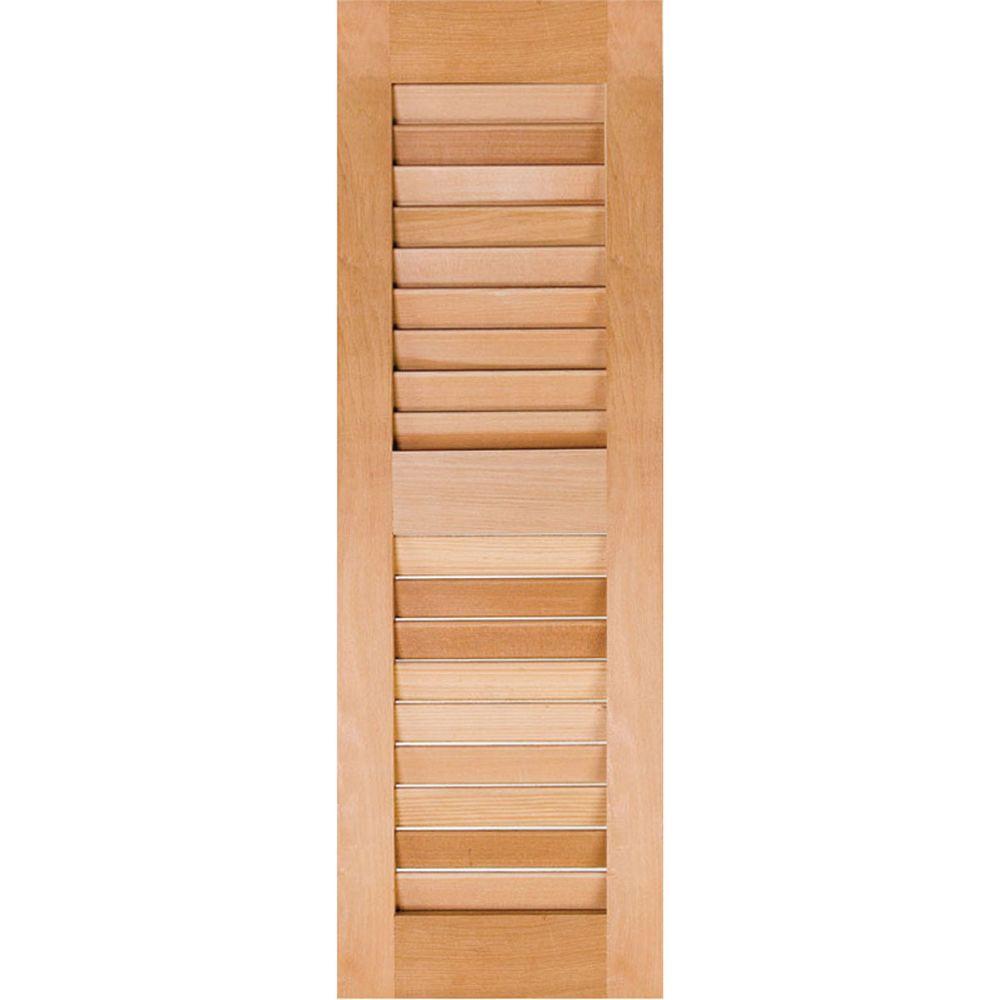Ekena Millwork 12 in. x 60 in. Exterior Real Wood Sapele