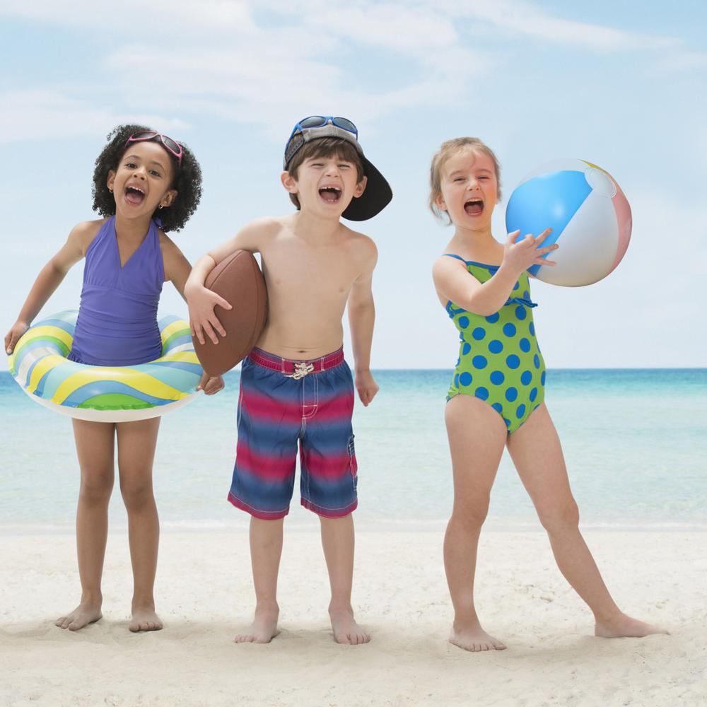 Pool Birthday Party Toys 12 Emoji Beach Balls Inflatable 12 with Air Pump