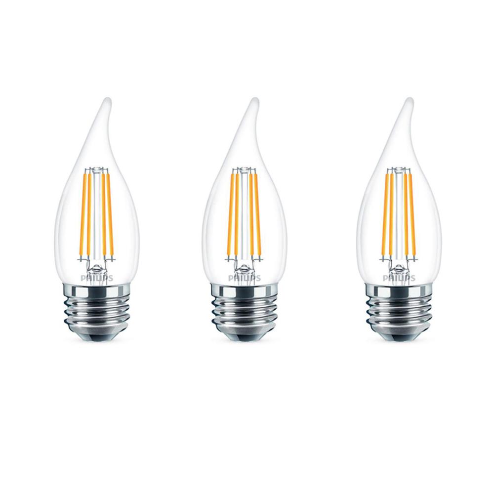 Candelabra Led Bulbs Light The Home Depot 40 Watt Equivalent B11 Dimmable Led
