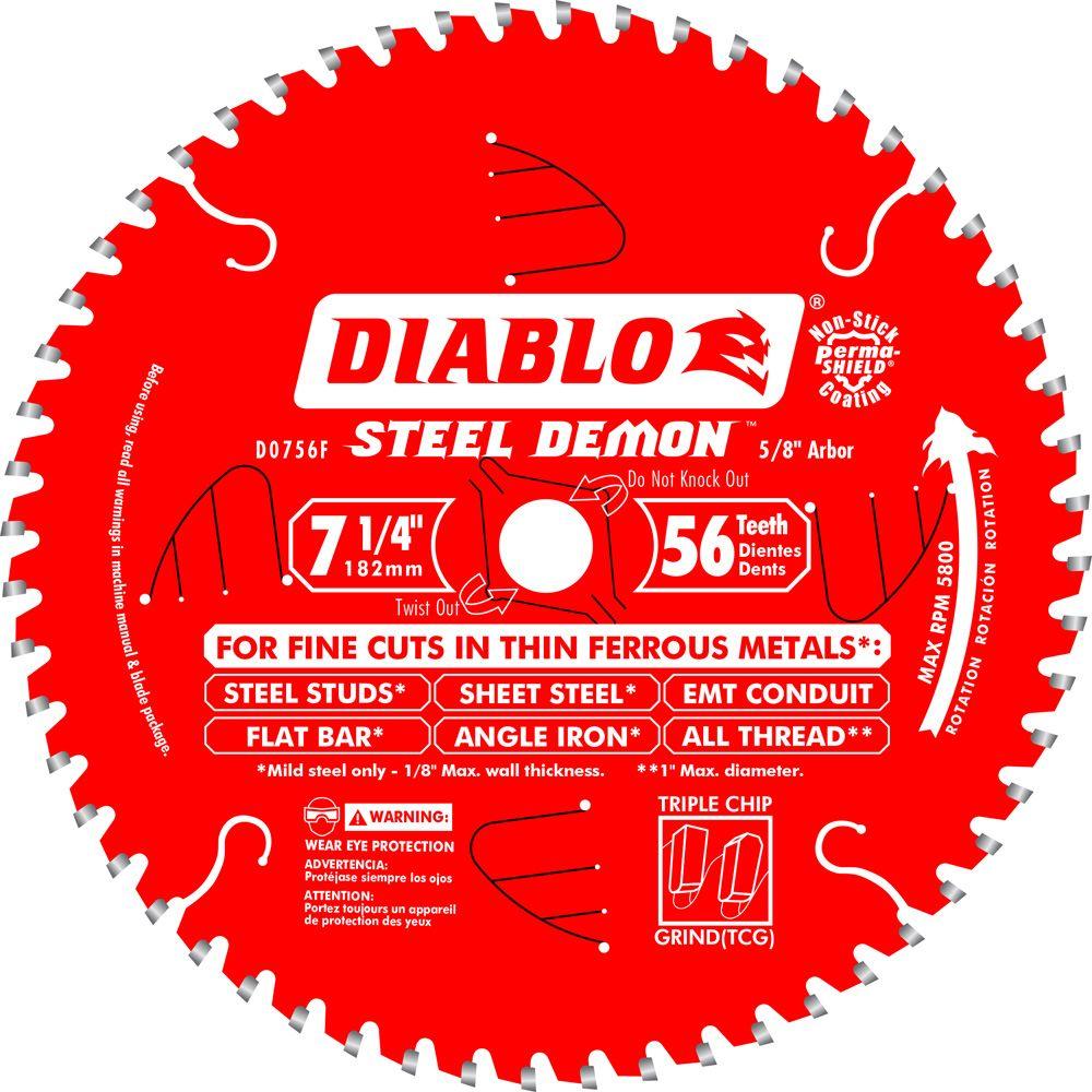 diablo steel demon 7 1/4 rpm