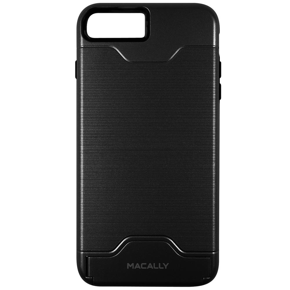 UPC 701107496603 product image for Dual Layer Protective Case with Kickstand for iPhone 7 Plus, Black | upcitemdb.com