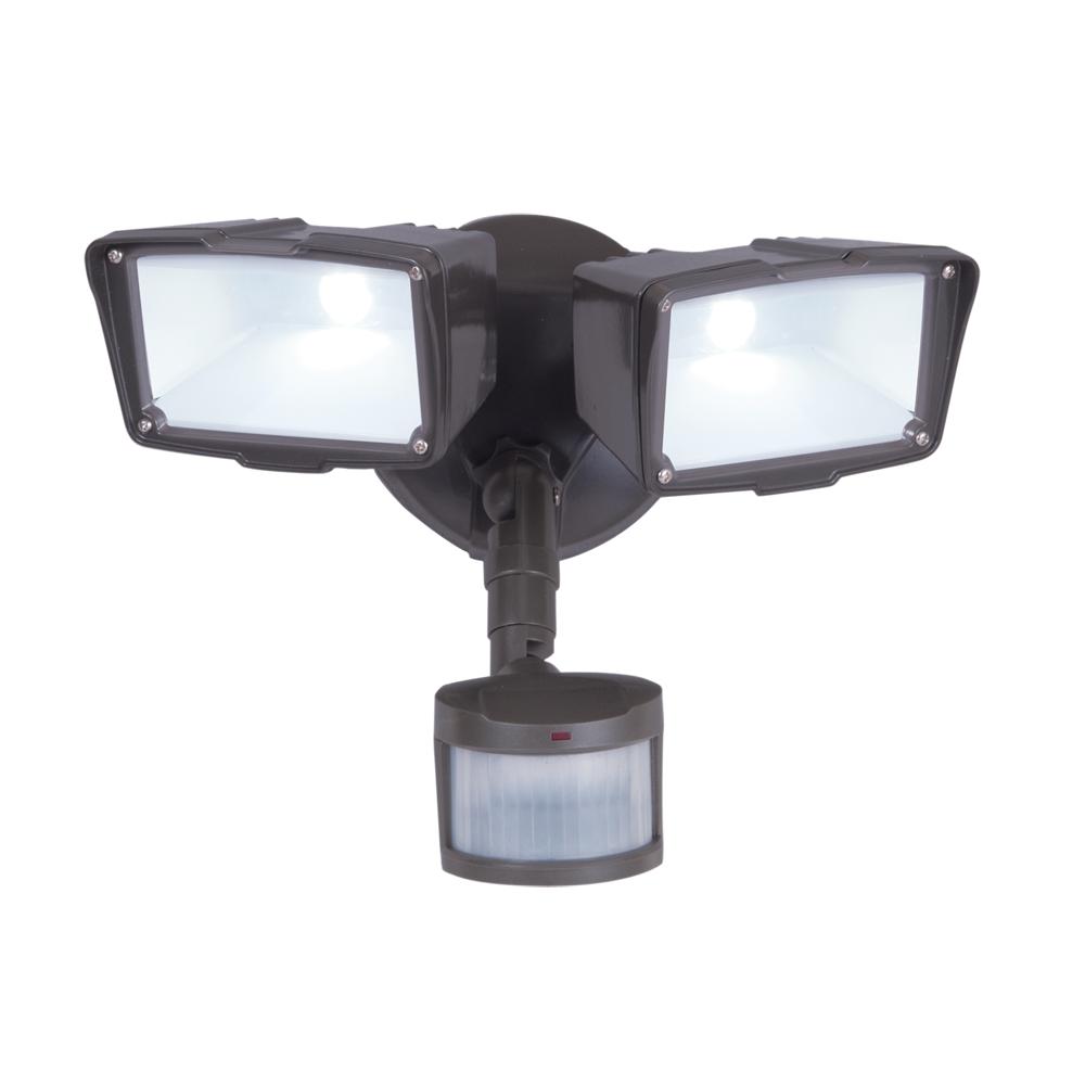 All-Pro 270-Degree Bronze Motion Activated Sensor Outdoor Integrated