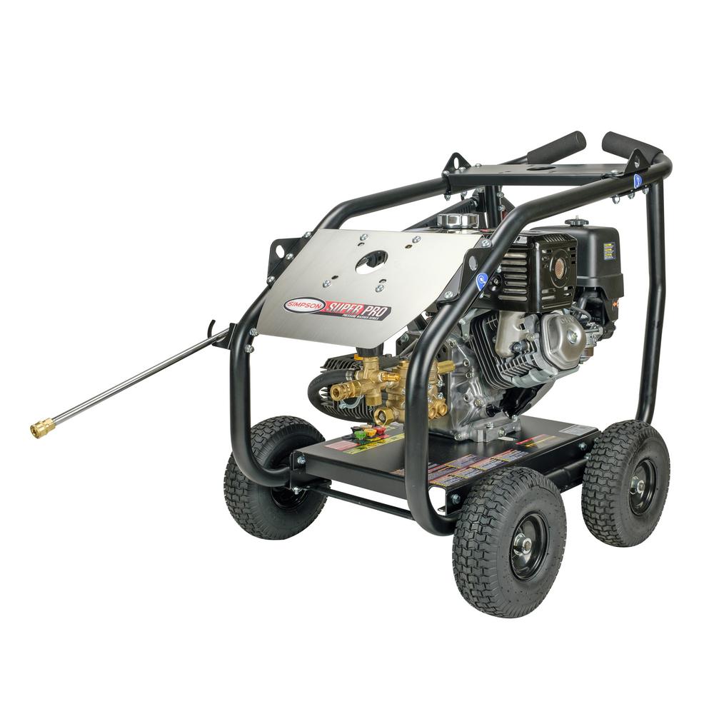 Shark 2700 Psi 3 0 Gpm Gas Pressure Washer Powered By Honda Gx200 731679 The Home Depot