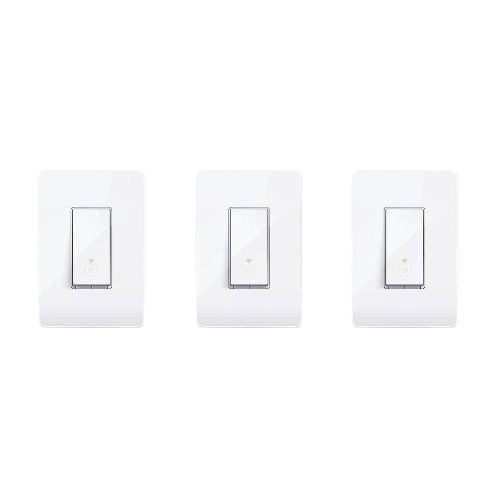 TPLINK Smart WiFi Light Switch (3Pack)815906026517 The Home Depot