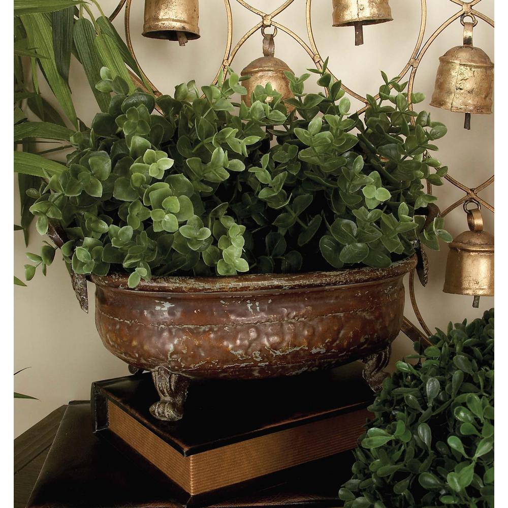 Galvanized Planters Garden Center The Home Depot