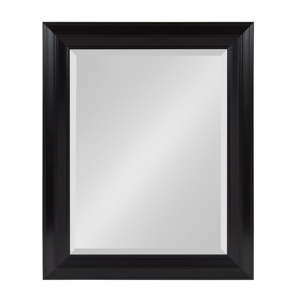 Pinnacle Bainbri Rectangular Beveled Black Wall Mirror 18016094 The