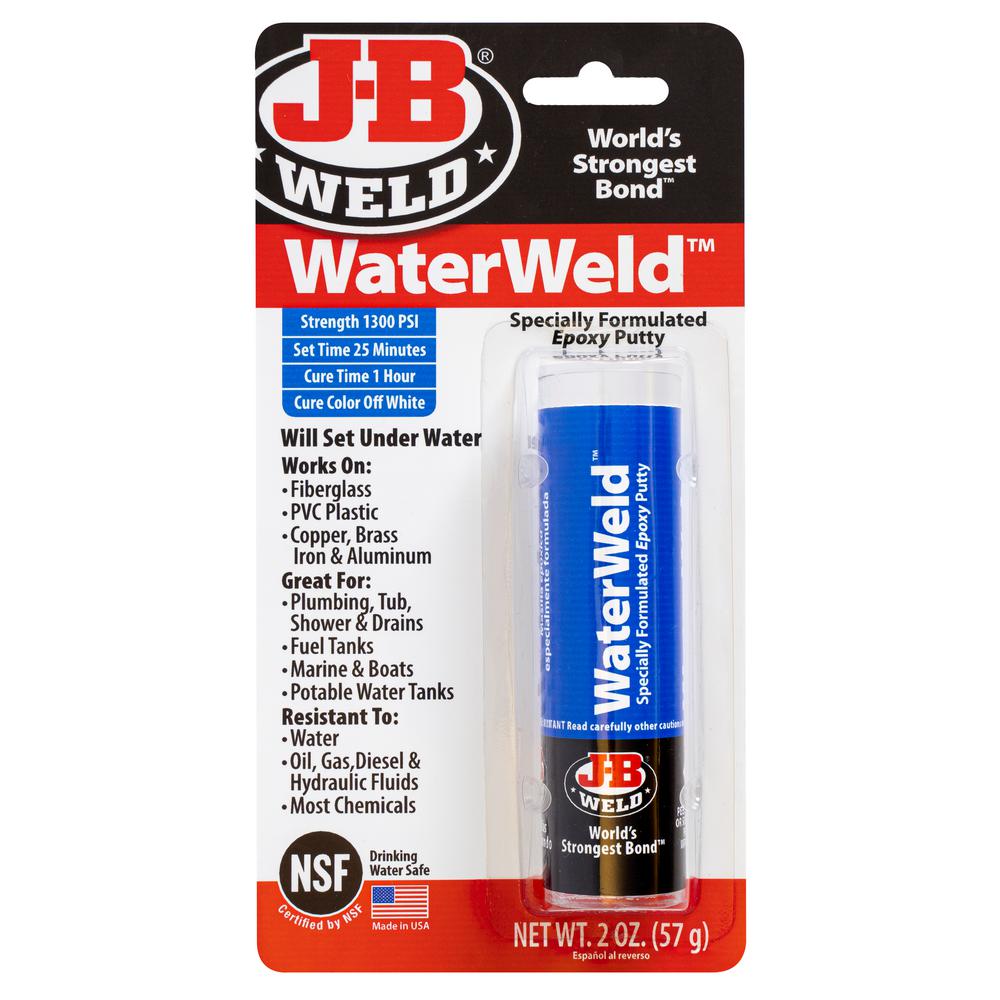 J B Weld 2 Oz Waterweld 8277 The Home Depot