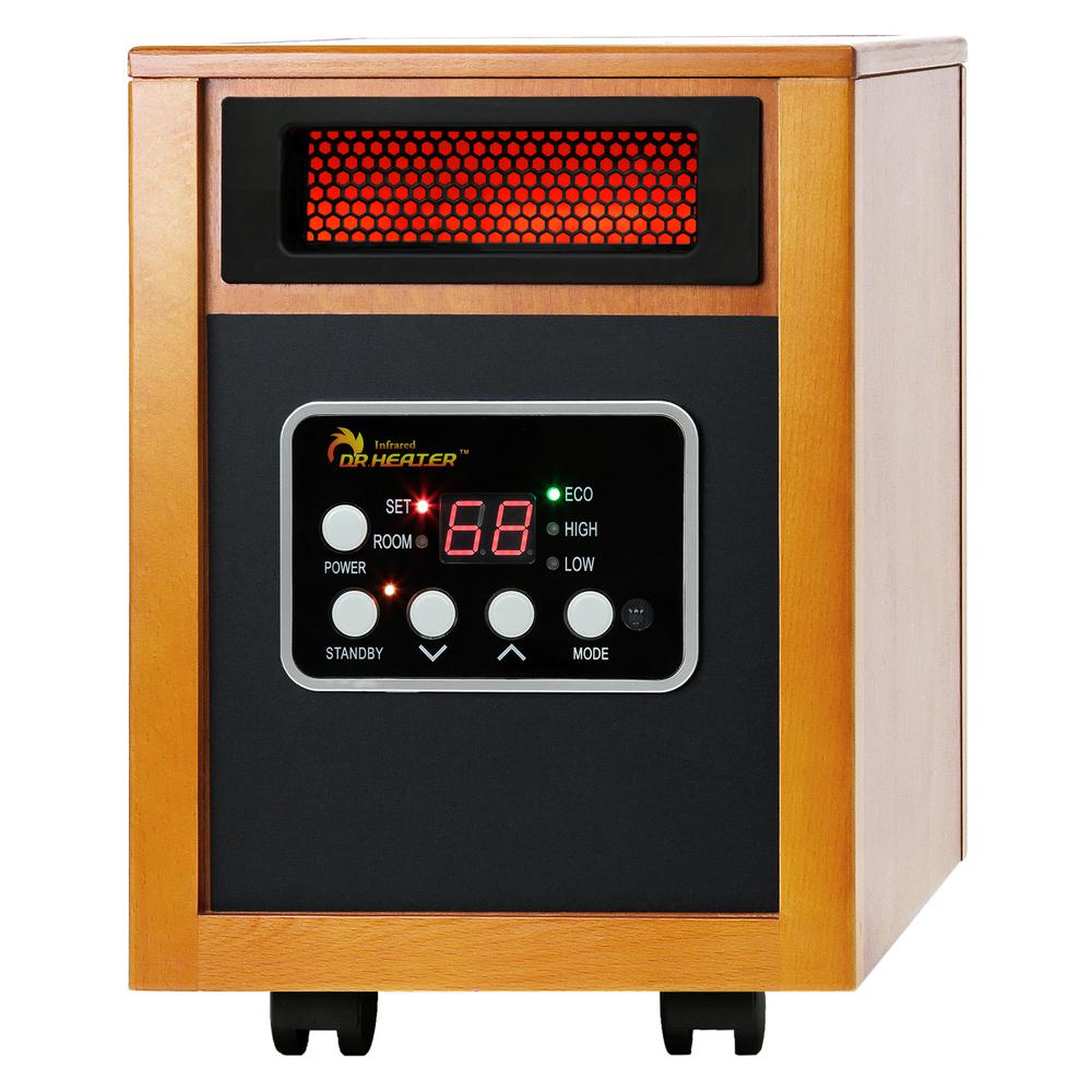Dr Infrared Heater Original 1500 Watt Infrared Portable Space Heater With Dual Heating System Dr968 The Home Depot