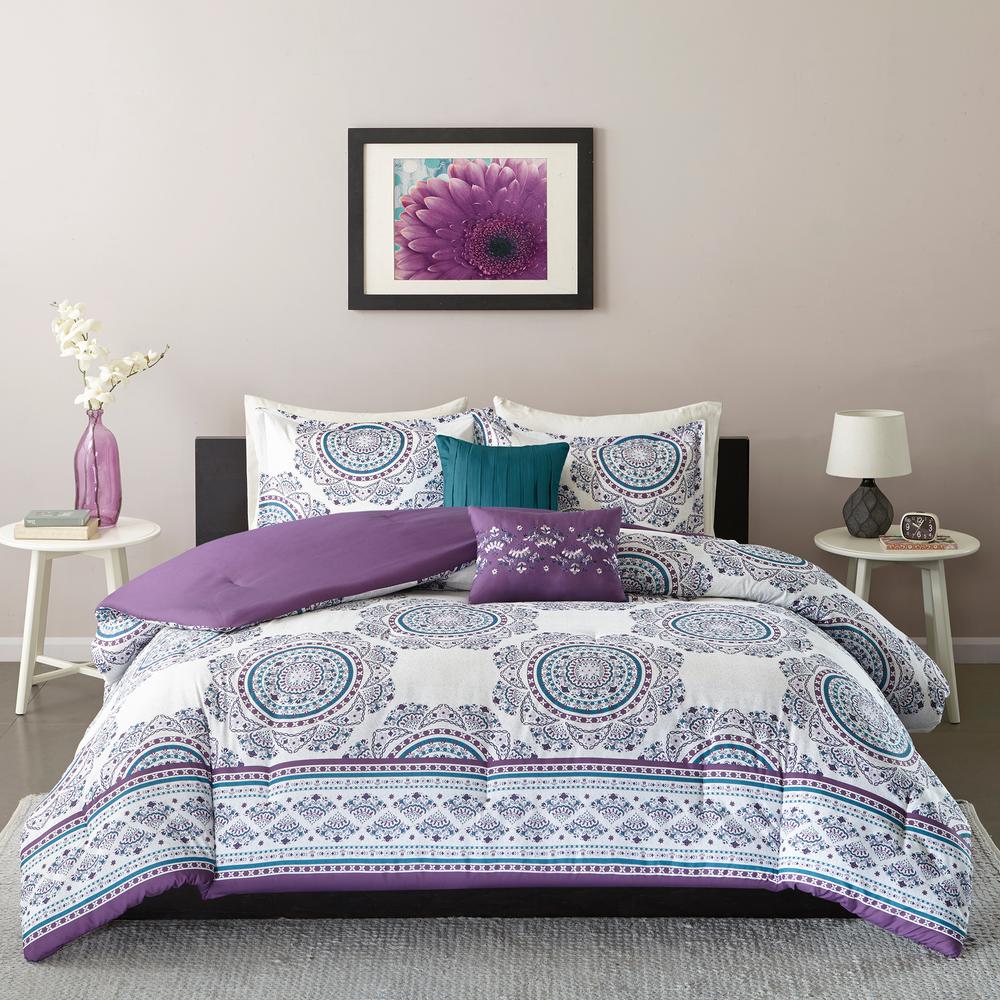 Duvets Twin Xl Full Queen Bed Purple Orange Pink Gray Fl 5 Pc Comforter Set Bedding Home Furniture Diy Tallergrafico Com Uy - Turquoise And Purple Twin Bedding Duvets Twin Xl Full Queen Bed Purple Orange Pink Gray Fl 5 Pc Comforter Set Bedding Home Furniture Diy Tallergrafico Com Uy - Turquoise And Purple Twin Bedding